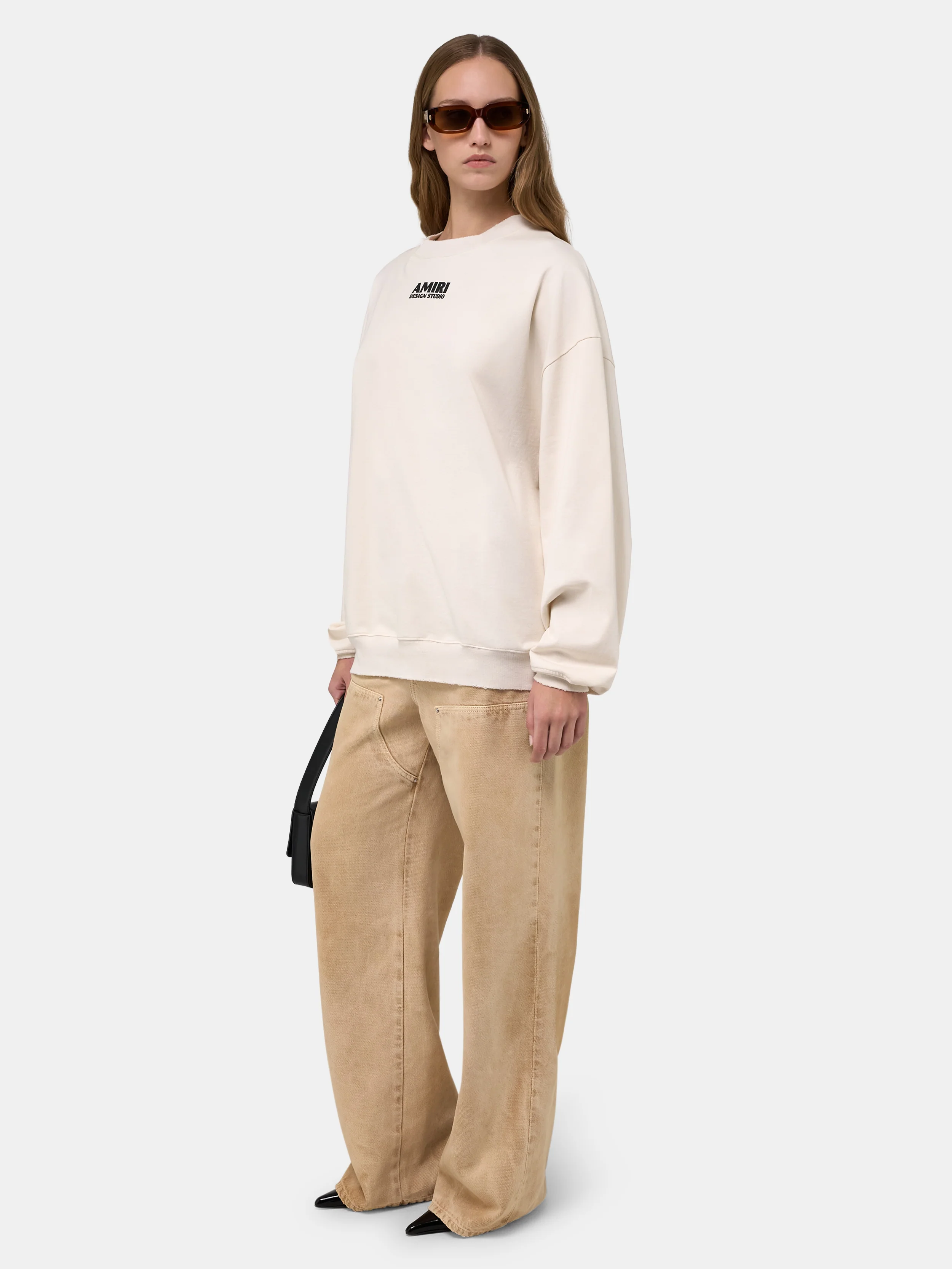 WOMEN - WOMEN'S AMIRI 1994 CREW - Ivory - Image 3