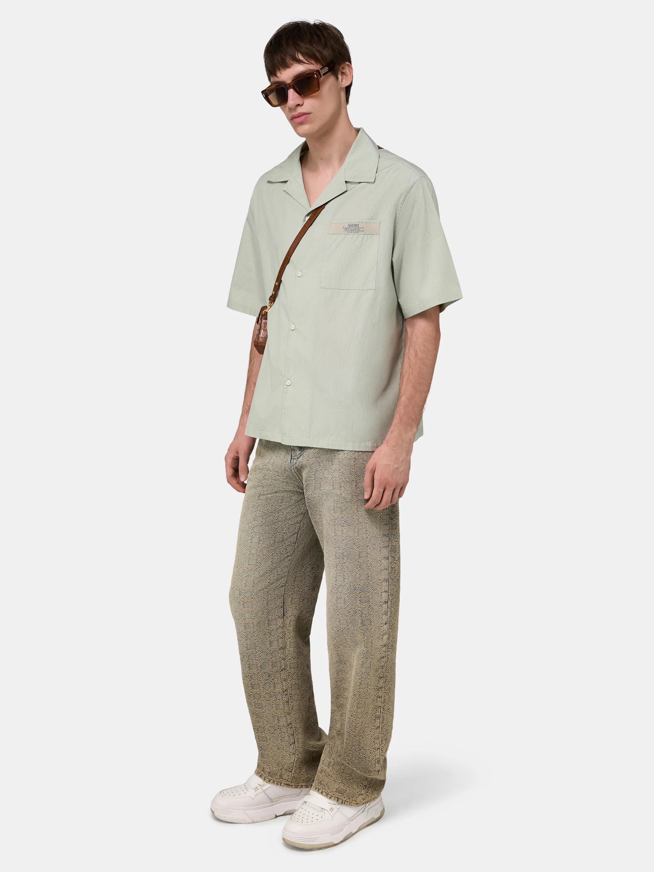 AMIRI SPIRIT BOX CAMP SHIRT - Green - Image 3