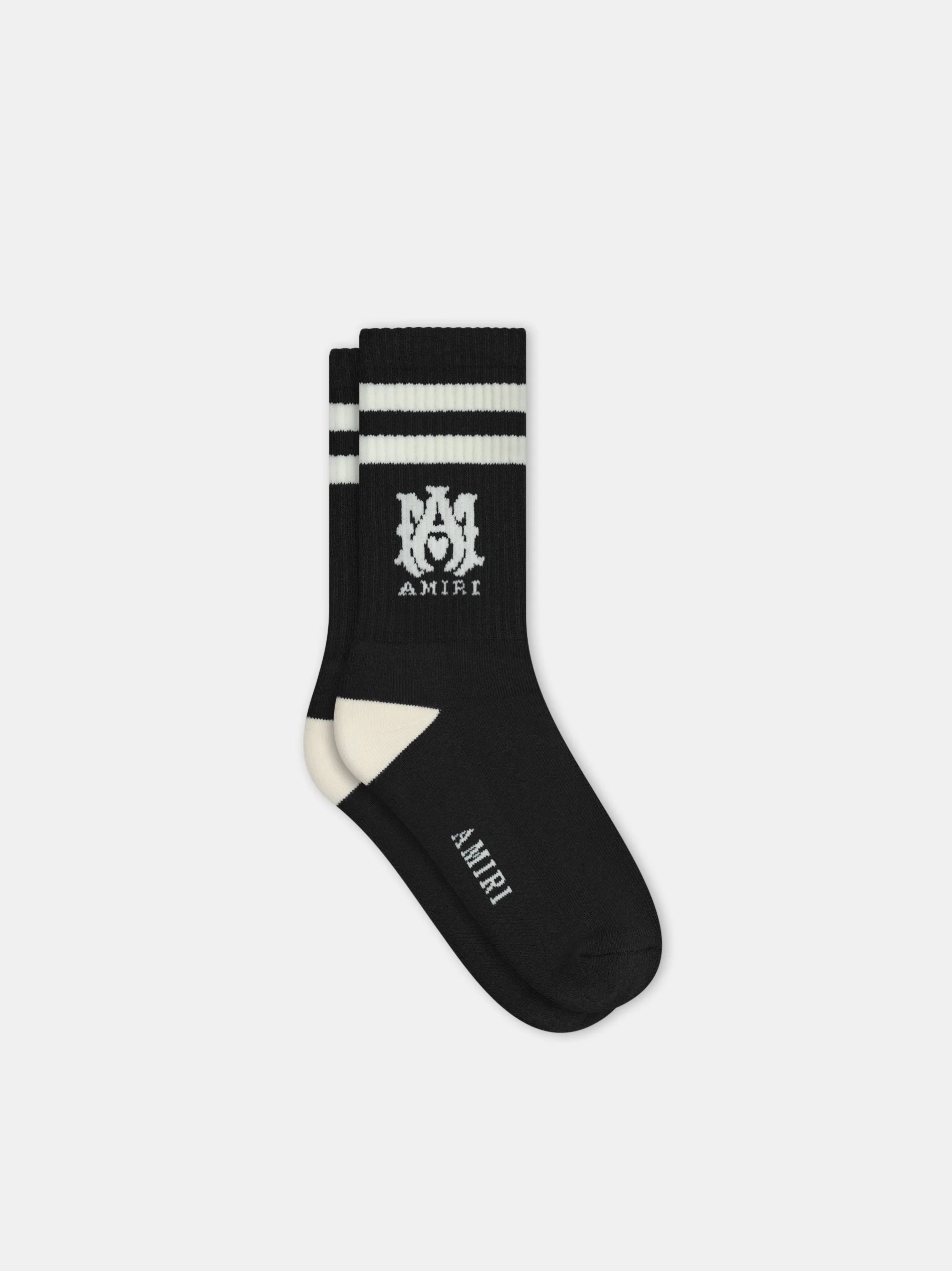 KIDS - KIDS' MA STRIPE SOCKS - Black - Image 2
