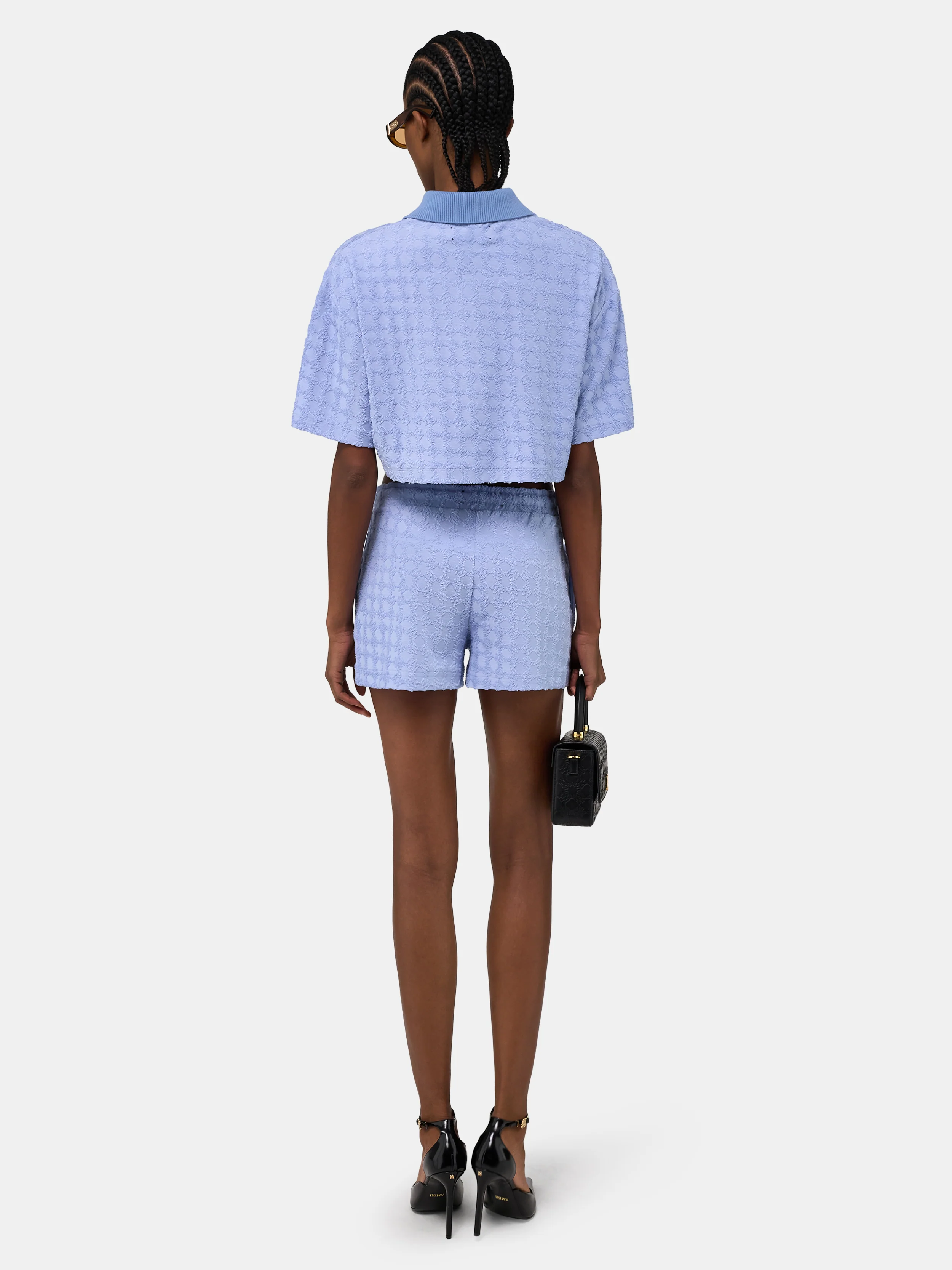 WOMEN - WOMEN'S MA QUAD TOWELING SHORT - Skyline Blue - Image 4