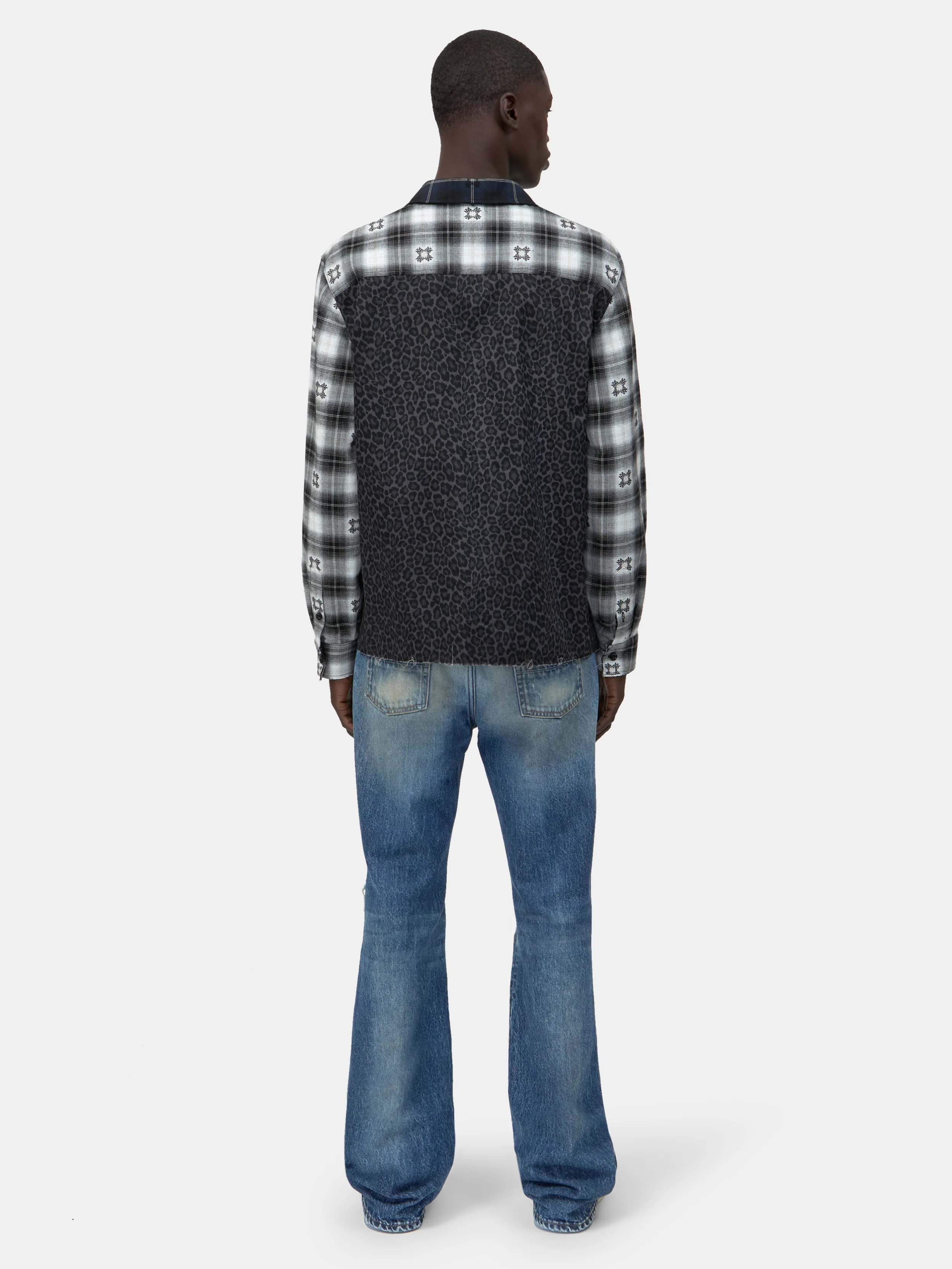 SPLICED MA QUAD FLANNEL - Midnight Blue - Image 4