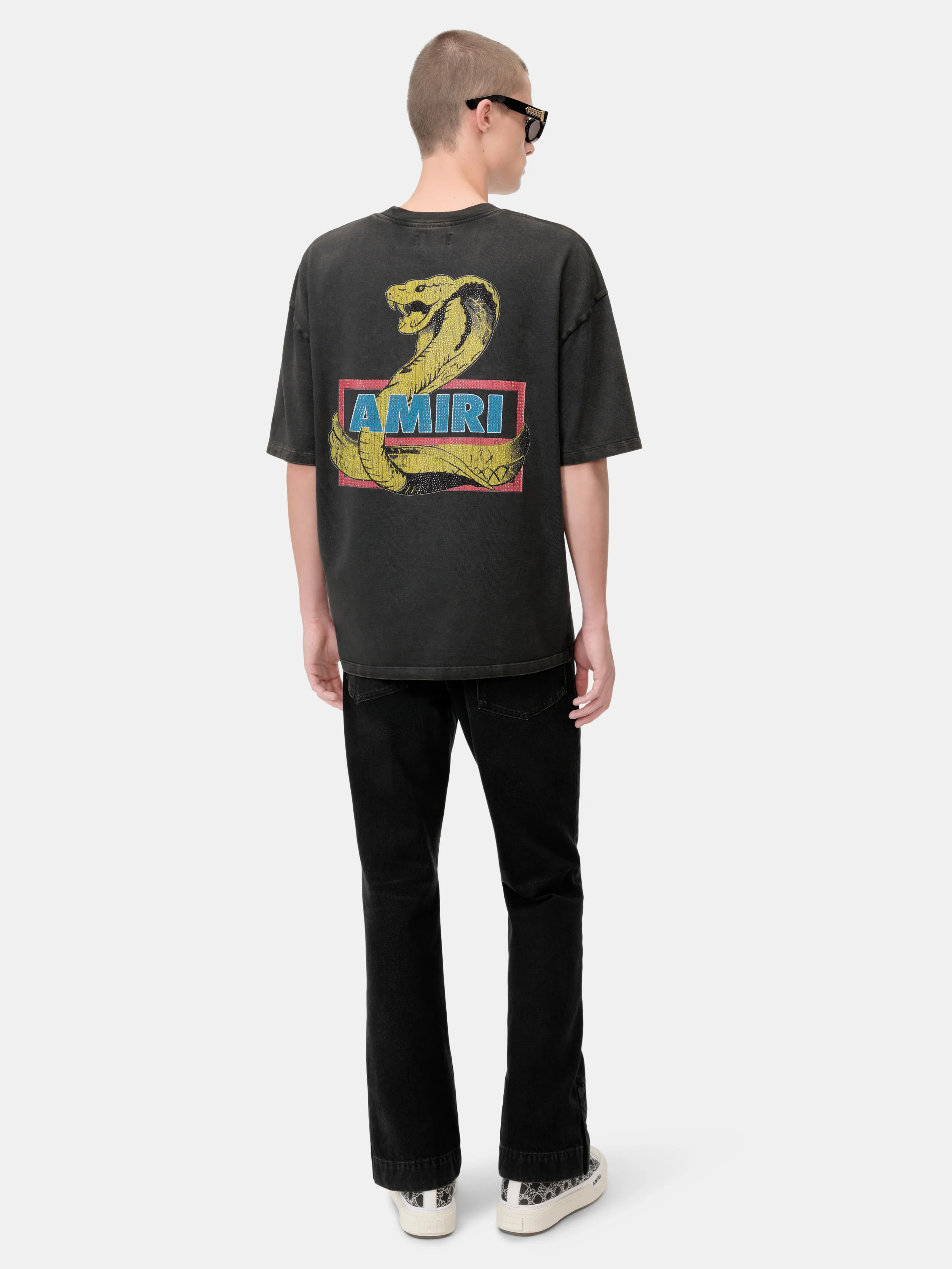 STRAIGHT FLARE JEAN - Vintage Black - Image 4