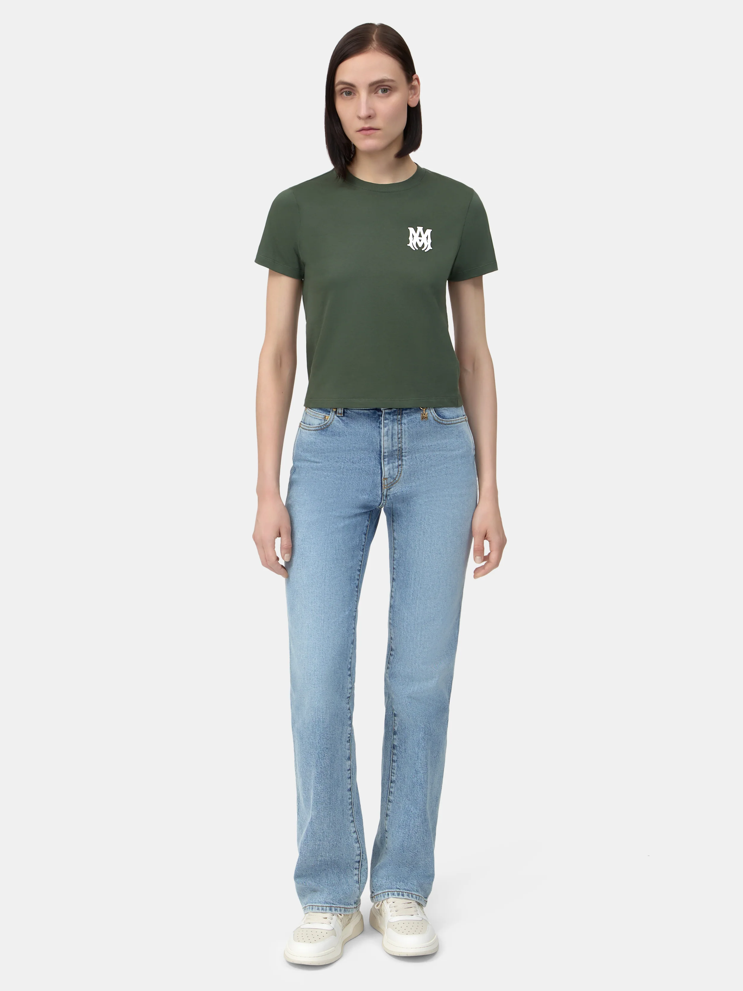 WOMEN - WOMEN'S MA CORE LOGO TEE - Dark Sage - Image 2